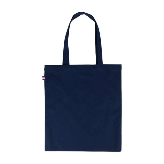 Tote bag en coton fabriqué en France, format 38x42 cm, anses longues, disponible en plusieurs couleurs, design sobre et élégant

