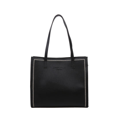 Large Capacity Shoulder Solid Color Tote Simple Tote Bag Novaterra